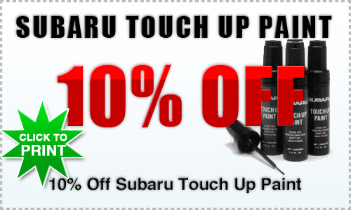 tucson, subaru, parts, specials, touch up paint