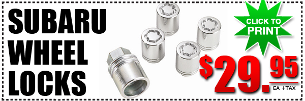 Tucson Subaru Wheel Locks Parts Special serving Arizona