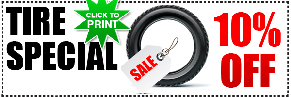 Subaru Tire Service Special, Discount Coupon, Phoenix, Tucson, Arizona