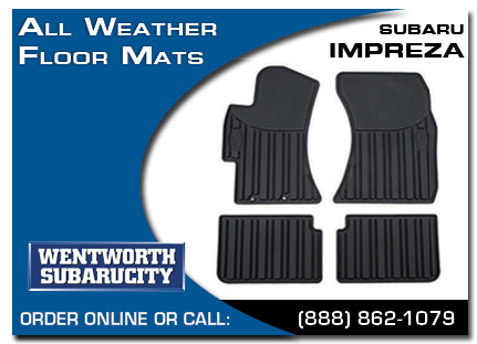 Portland, subaru, all weather floor mats, impreza, accessories, parts, specials