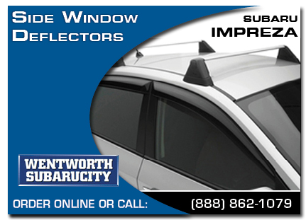 Portland, subaru, side window deflectors, impreza, accessories, parts, specials
