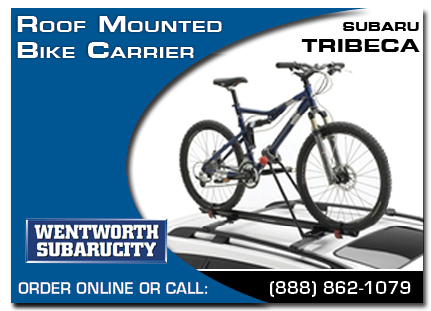 Portland, subaru, bike carrier, roof mounted, tribeca, accessories, parts, specials