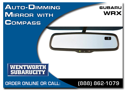 Portland, subaru, auto-dimming mirror, compass, wrx / sti, accessories, parts, specials