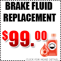 chevy brake fluid replacement service special, maintenance and repair discount coupon, oregon city, sherwood, salem, wilsonville, canby, portland