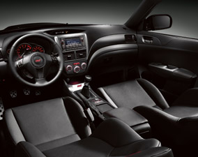 Subaru Impreza WRX STi Front Interior