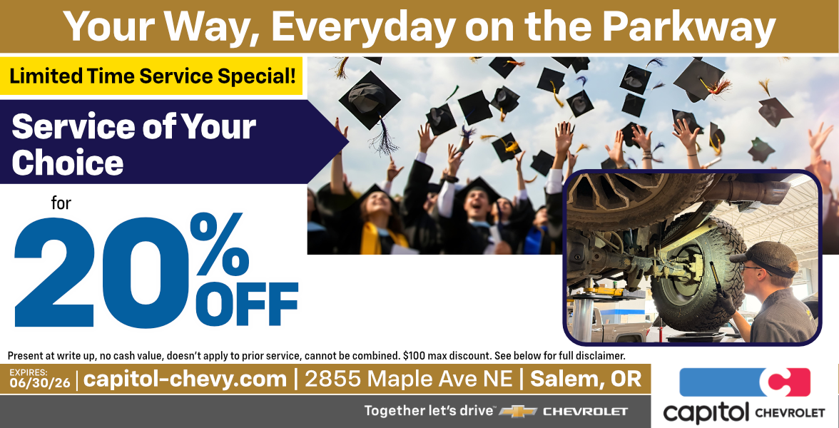 Service of Your Choice 20% off offer image Service of Your Choice 20% off | Expires 6/30/26