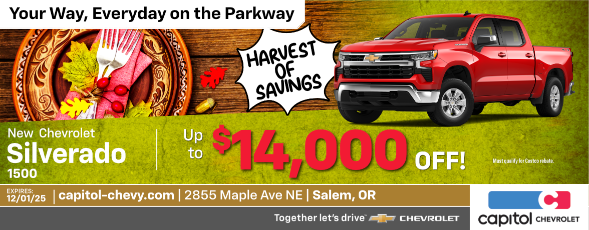 New Silverado 1500 | Up to $14,000 off!