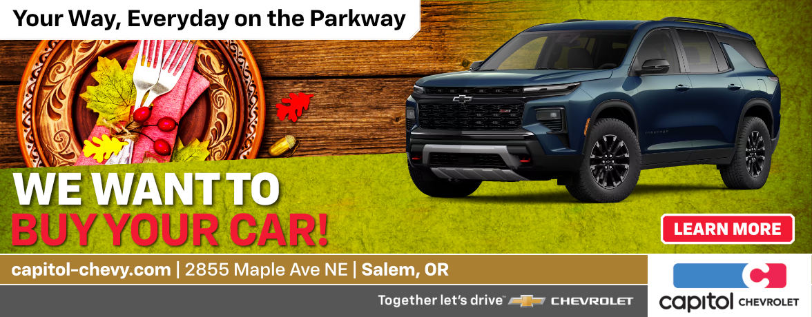 We Want To Buy Your Car at Capitol Chevrolet in Salem, OR