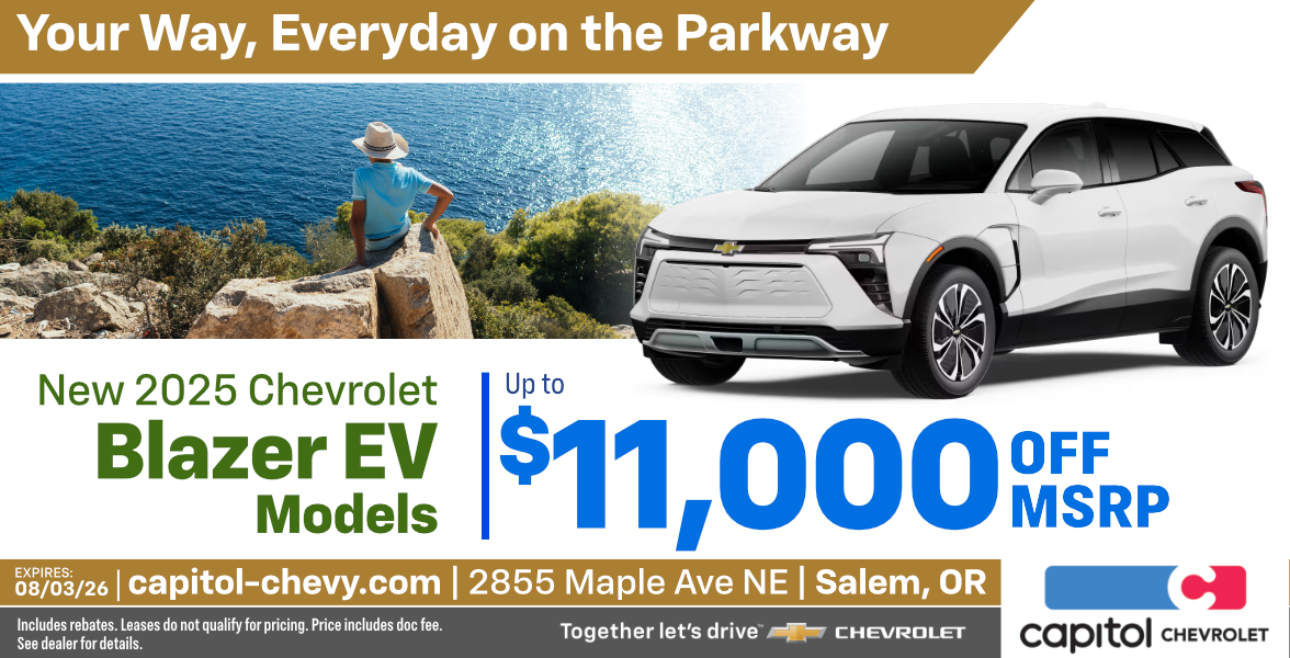 New 2025 Chevrolet Blazer EV Models Up to $11,000 off MSRP
