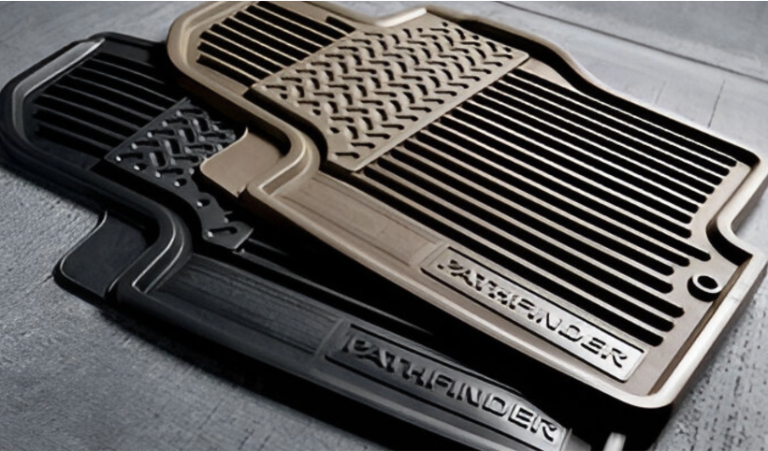 All weather floor mats side image Pair of Nissan floor mats