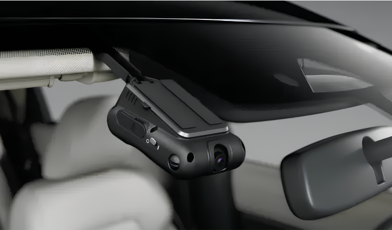 Nissan Drive Recorder Dual Camera side image Nissan drive recorder dual camera on front windshield