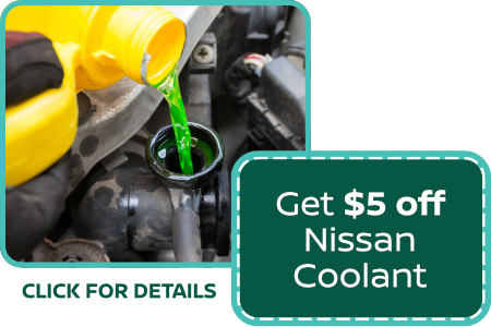 One Gallon of Nissan Coolant Offer clickable image