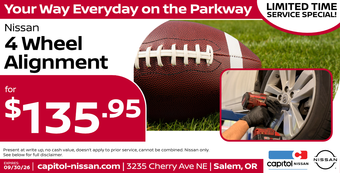 4 Wheel Alignment offer image 4 Wheel Alignment | Expires: 9/30/2026
