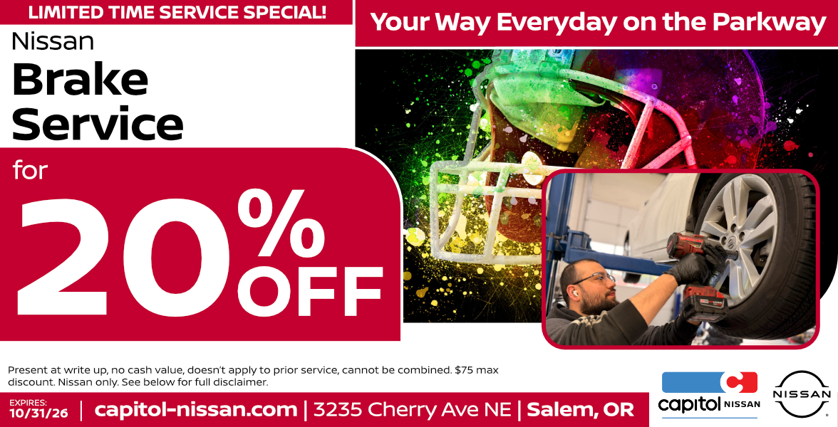Brake Service offer image Brake Service Offer | Expires: 10/31/2026