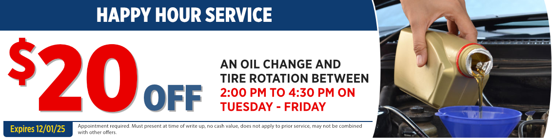 Happy Hour Service Offer image Happy Hour Service Offer | Expires: 12/01/2025