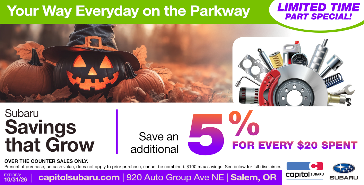 Savings that Grow Special offer image Savings that Grow Parts Special | Expires: 10/31/2026