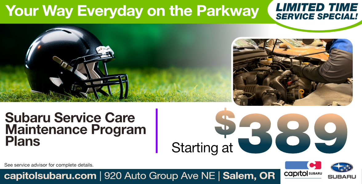 Subaru Service Care Prepaid Maintenance Program offer image Subaru Service Care Prepaid Maintenance Program | Plans starting at $369