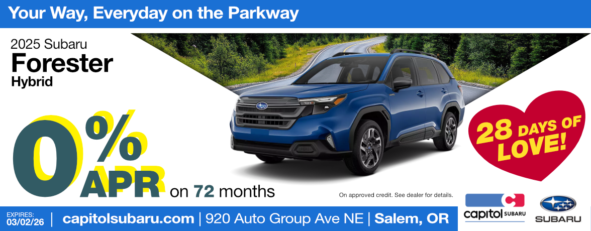 2025 Subaru Forester Hybrid special image 2025 Subaru Forester Hybrid special offer | 0% up to 72 months