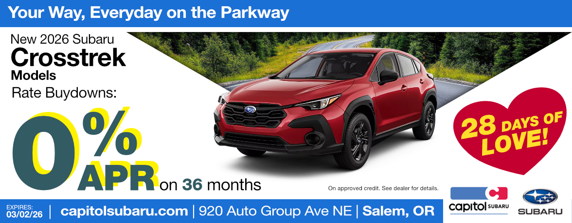 New 2026 Subaru Crosstrek Models special image New 2026 Subaru Crosstrek Models special offer | 0% on 36 months