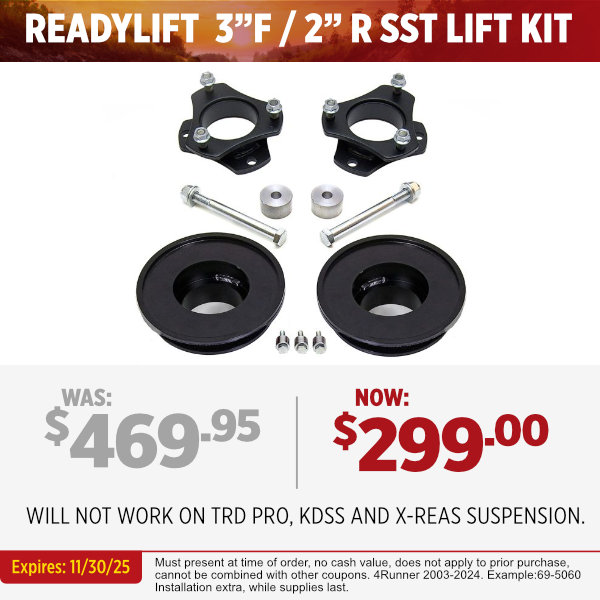 ReadyLIft 3 F/2 R SST Lift Kit image ReadyLIft 3 F/2 R SST Lift Kit parts special | Expires 11/30/25