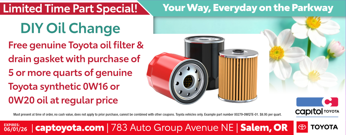 DIY Oil Change Special
banner image DIY Oil Change