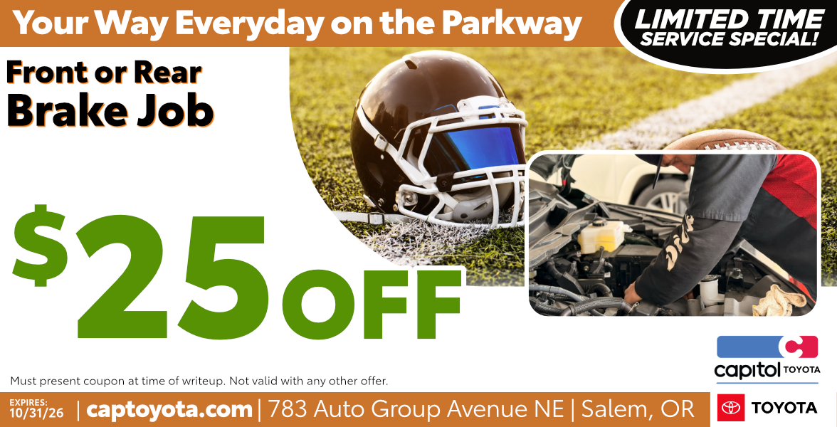 Front or Rear Brake Job | $25 off Special banner image Front or Rear Brake Job | $25 off