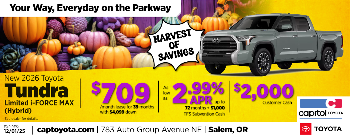 New 2026 Toyota Tundra Hybrid Special