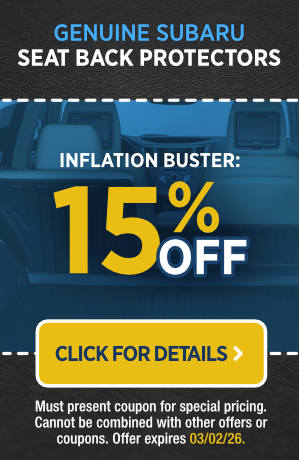 Genuine Subaru Seat Back Protectors offer image