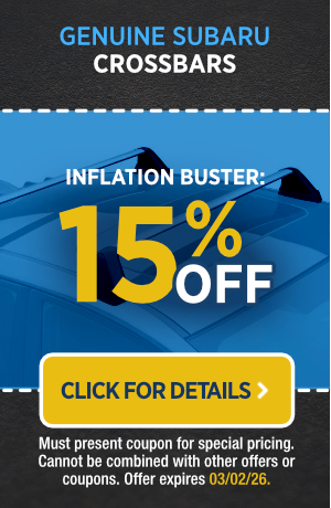 Genuine Subaru Crossbars offer image