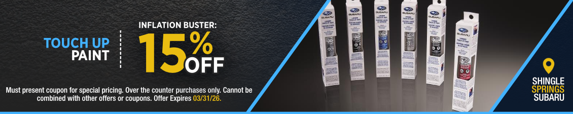 Touch Up Paint Special Offer - 15% off