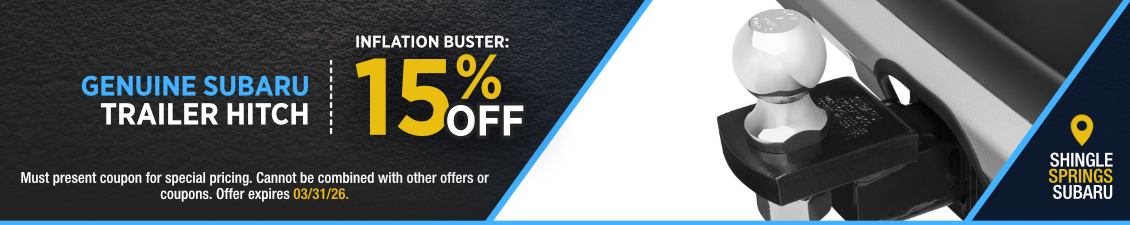 Genuine Subaru Trailer Hitch Special Offer - 15% off