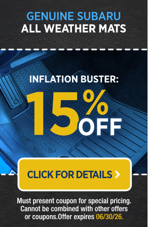 Subaru All Weather Mats offer image