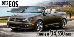 New 2013 VW Eos Model Details & Specifications serving Ballard, Seattle, West Woodland, Phinney Ridge, Fremont, WA