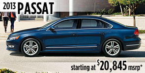 New 2013 VW Passat Model Details & Specifications serving Ballard, Seattle, West Woodland, Phinney Ridge, Fremont, WA