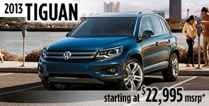 New 2013 VW Tiguan Model Details & Specifications serving Ballard, Seattle, West Woodland, Phinney Ridge, Fremont, WA