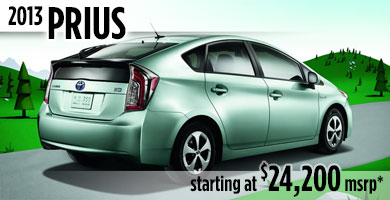 View details on the New 2013 Toyota Prius at Eddy's Toyota 2013 Toyota Prius at Eddy's Toyota serving Wichita, Kansas