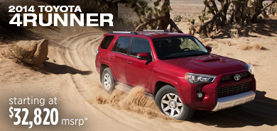 View details on the New 2014 Toyota 4Runner at Eddy's Toyota View details on the New 2014 Toyota 4Runner at Eddy's Toyota