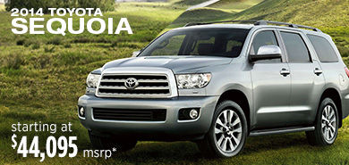 View details on the New 2014 Toyota Sequoia at Eddy's Toyota View details on the New 2014 Toyota Sequoia at Eddy's Toyota