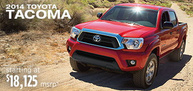 View details on the New 2014 Toyota Tacoma at Eddy's Toyota View details on the New 2014 Toyota Tacoma at Eddy's Toyota