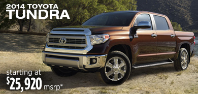 View details on the New 2014 Toyota Tundra at Eddy's Toyota 2014 Toyota Tundra at Eddy's Toyota serving Wichita, Kansas