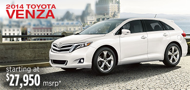 View details on the New 2014 Toyota Venza at Eddy's Toyota View details on the New 2014 Toyota Venza at Eddy's Toyota