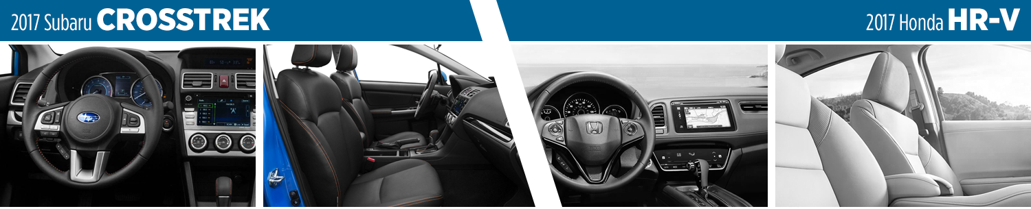 Compare 2017 Crosstrek vs Honda HR-V Interior Styling Compare 2017 Crosstrek vs Honda HR-V Interior Styling