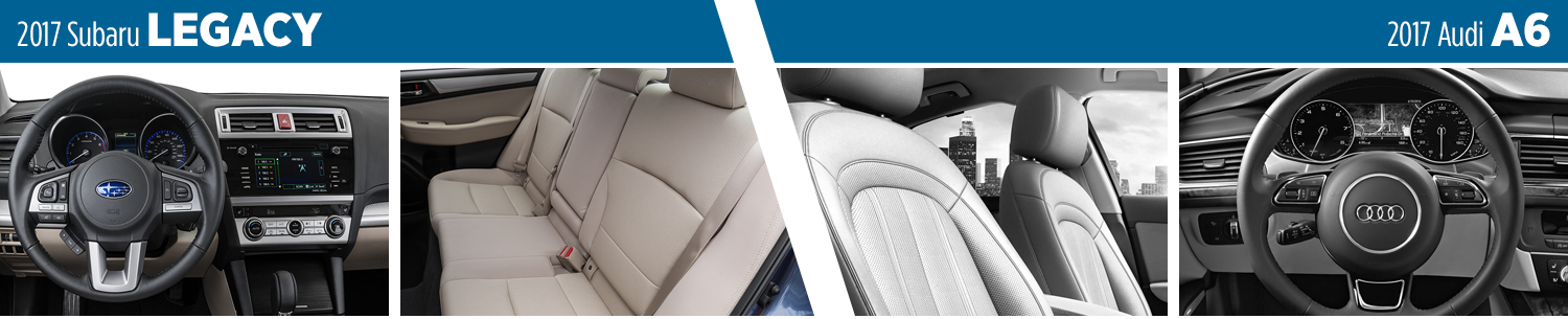 2017 Subaru Legacy vs 2017 Audi A6 Interior Comparison 2017 Subaru Legacy vs 2017 Audi A6 Interior Comparison