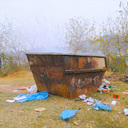 Smoking-dumpster