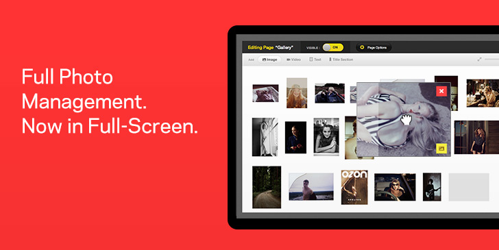 Full Photo Management. Now in Full-Screen.
