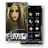 скачать тему для Nokia 5800 - Avril Lavigne