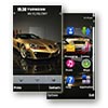 скачать тему для Nokia 5800 - Mercedes SLR Gold