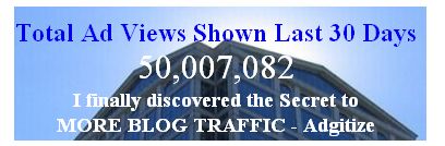 50 Million Ads Shown Last 30 Days