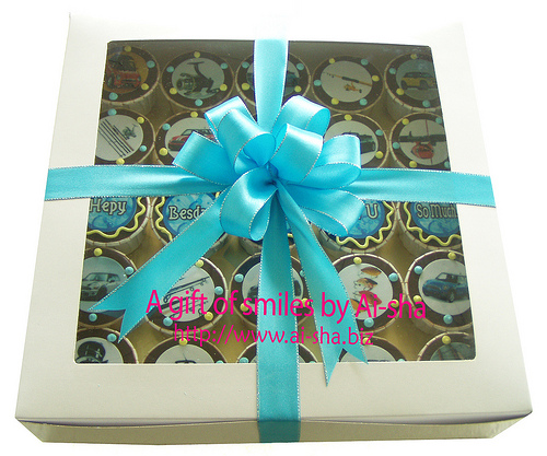 Birthday Cupcakes Edible Image 