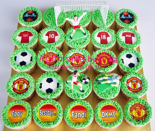Birthday Cupcakes Edible Image MU